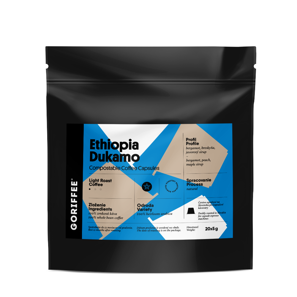 Ethiopia Dukamo Natural - kávové kapsule
