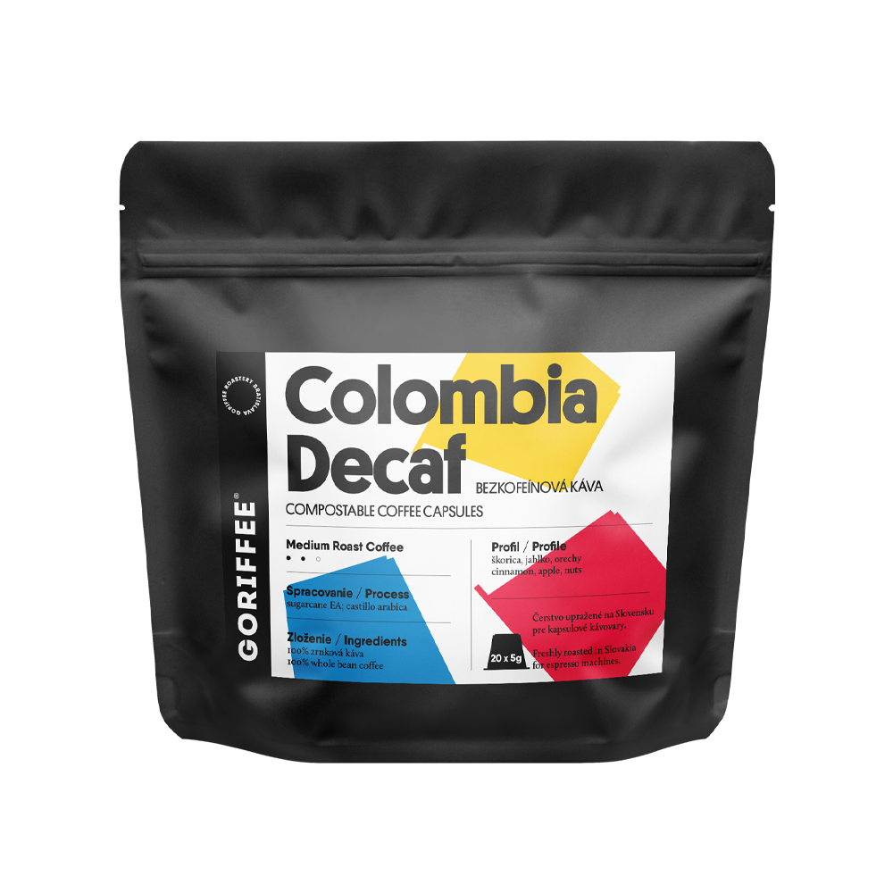 Colombia Decaf - kávové kapsule