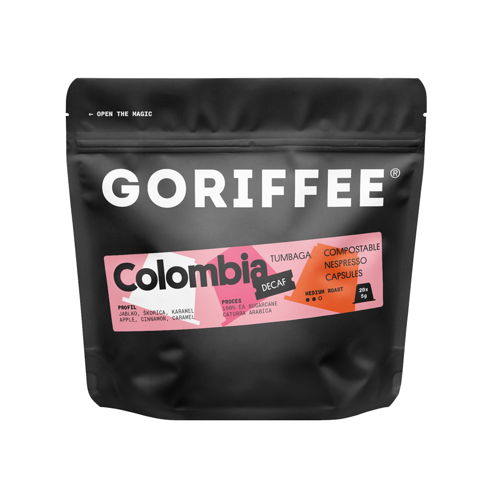 Colombia Tumbaga Decaf – kávové kapsule