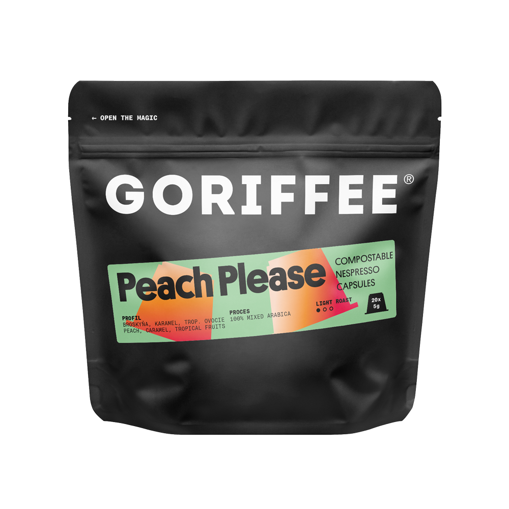 Peach Please – kávové kapsule